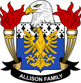 Coat of arms used by the Allison family in the United States of America