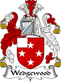 English Coat of Arms for the family Wedgewood