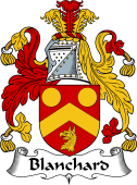 English Coat of Arms for Blanchard