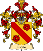 Italian Family Coat of Arms (v.25a) Riccio