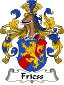 German Wappen Coat of Arms for Friess
