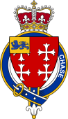 Families of Britain Coat of Arms Badge for: Chase (England)