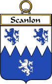 Irish Badge for Scanlon or O'Scanlan