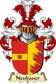 v.23 Coat of Family Arms from Germany for Neubauer
