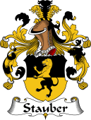 German Wappen Coat of Arms for Stauber