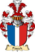 v.23 Coat of Family Arms from Germany for Poseck