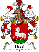 German Wappen Coat of Arms for Hezel