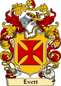 English or Welsh Family Coat of Arms (v.23) for Evett (Worcestershire)