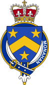 British Garter Coat of Arms for Monahan (Ireland)