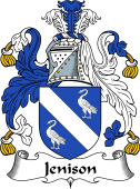 English Coat of Arms for the family Jenison
