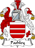 English Coat of Arms for the family Pashley
