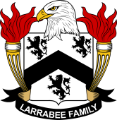 Coat of arms used by the Larrabee family in the United States of America