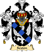 Irish Family Coat of Arms (v.25a) Sexton