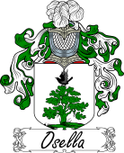 Araldica Italiana Coat of arms used by the Italian family Osella