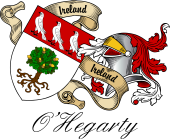 Sept (Clan) Coat of Arms from Ireland for O'Hegarty