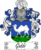 Araldica Italiana Coat of arms used by the Italian family Gobbi