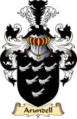 English Coat of Arms (v.23) for the family Arundell