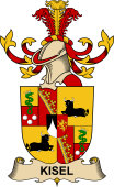 Republic of Austria Coat of Arms for Kisel (de Kattenbrunn)