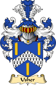 Irish Family Coat of Arms (v.23) for Usher