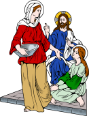 Catholic Saints Clipart image: St Martha