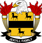 Coat of arms used by the Jekyll family in the United States of America