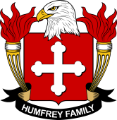 Coat of arms used by the Humfrey family in the United States of America
