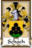 German Coat of Arms Wappen Bookplate  for Schoch