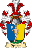 v.23 Coat of Family Arms from Germany for Spitzer