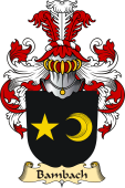 v.23 Coat of Family Arms from Germany for Bambach