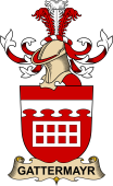 Republic of Austria Coat of Arms for Gattermayr