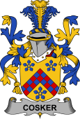 Irish Coat of Arms for Cosker or McCosker