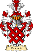 English Coat of Arms (v.23) for the family Branch (e)