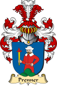 v.23 Coat of Family Arms from Germany for Prenner