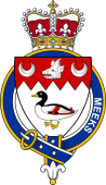 Families of Britain Coat of Arms Badge for: Meeks or Meik (Scotland)