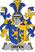 Irish Coat of Arms for Orpen