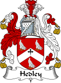 English Coat of Arms for the family Hedley