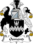English Coat of Arms for the family Osmond