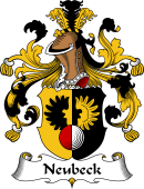 German Wappen Coat of Arms for Neubeck