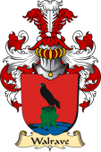 v.23 Coat of Family Arms from Germany for Walrave