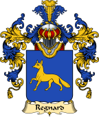 French Family Coat of Arms (v.25) Regnard
