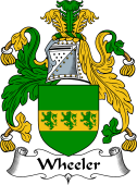 English Coat of Arms for Wheeler or Wheler