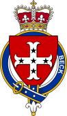 Families of Britain Coat of Arms Badge for: Beck (Wales)