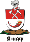 German shield on a mount for Knapp
