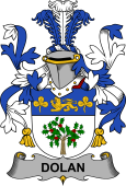Irish Coat of Arms for Dolan or O'Dolan