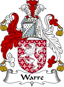 English Coat of Arms for Warre
