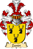 v.23 Coat of Family Arms from Germany for Zundt