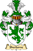 English Coat of Arms (v.23) for the family Sherborne
