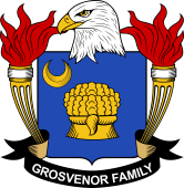 American Coat of Arms for Grosvenor