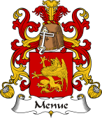 Coat of Arms from France for Menue (de la)