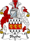 English Coat of Arms for Blithe or Blythe